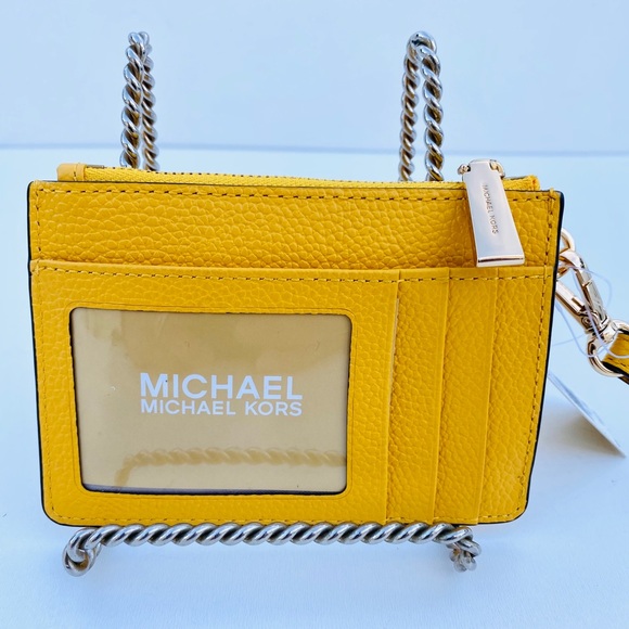 NWT MICHAEL MK Mercer Pebble Leather Coin Purse - Picture 4 of 5